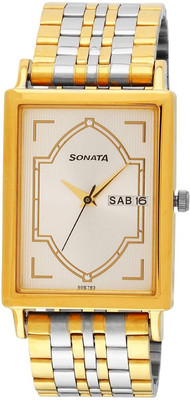 Sonata 77003BM01 Watch - For Men