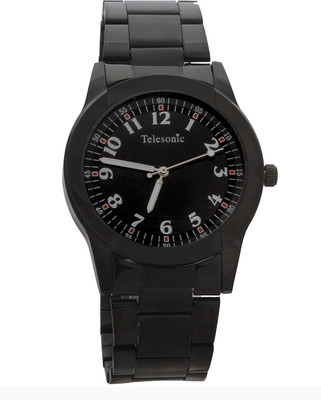 

Telesonic GCB03-BLACK Platinum Time Watch - For Men