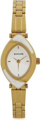 Sonata NG8069YM03C Analog Watch  - For Women   Watches  (Sonata)