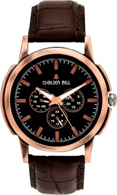 Golden Bell GB-725BlkDBrnStrap https://www.dropbox.com/s/6tsilyff9wcqxkr/GB-725BlkDBrnStrap.jpg?dl=0 Analog Watch  - For Men   Watches  (Golden Bell)