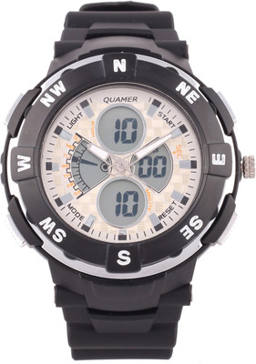

Quamer Sd-1316_blk-Slvr Fashion Watch - For Men
