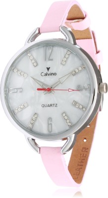 Calvino V2_CLAS-153537-L_pnkwhite Analog Watch  - For Women   Watches  (Calvino)