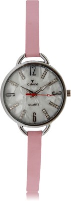 Calvino CLAS-153537-L_pink wht Stupendous Analog Watch  - For Women   Watches  (Calvino)