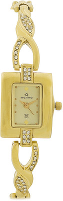

Maxima 28222BMLY Gold Watch - For Women