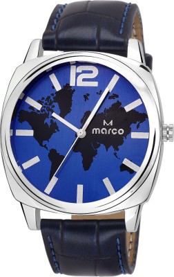 Marco ELITE EARTH MR-GR 1243-BLU-BLU Analog Watch  - For Men   Watches  (Marco)