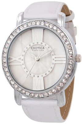 Exotica Fashions Ef-70-I-White-Dm Dm Series Analog Watch  - For Women   Watches  (Exotica Fashions)