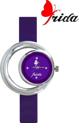 Frida New�Latest Fashion Fancy Beautiful Best Selling Qulity Purple looks Offer Deal Sasta Chepest Collection Designer Wrist04 Analog Watch  - For Women   Watches  (Frida)