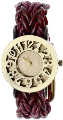 Felizer Vintage Leather Strap with Metal Dial Watch  - For Women   Watches  (Felizer)