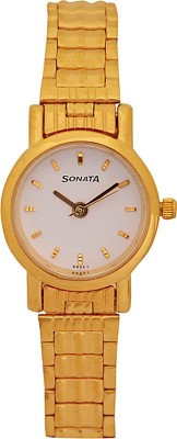 Sonata hj25 Gold Plated Watch  - For Women   Watches  (Sonata)