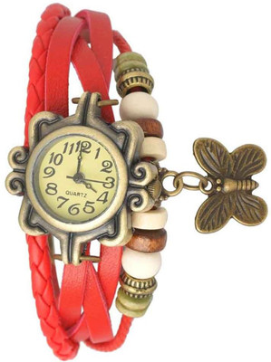 

Zillion Vintage Butterfly Charm Bracelet Style Watch - For Women