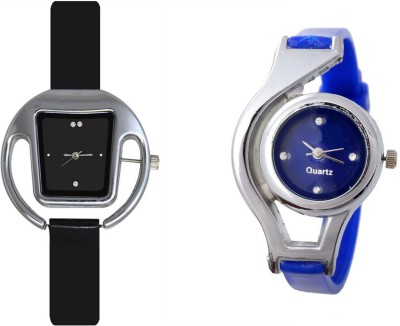 Keepkart Black And Blue Designer 0054 Watch  - For Women   Watches  (Keepkart)
