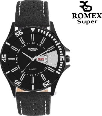 Romex Stunning Black Analog Watch  - For Men   Watches  (Romex)