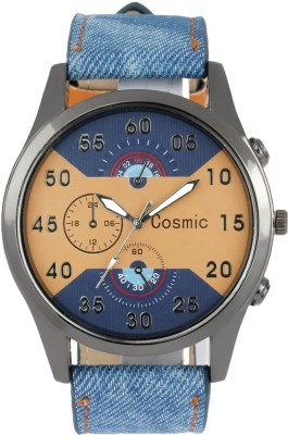 COSMIC CASUAL WEAR BLUE-BROWN COLOR Analog Watch  - For Men   Watches  (COSMIC)
