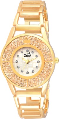 Ziera ZR8028 Special dezined collection Golden Analog Watch  - For Women   Watches  (Ziera)