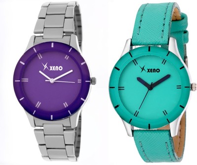 Xeno ZD000229CL Purple Sea Green Combo Women Watch  - For Girls   Watches  (Xeno)