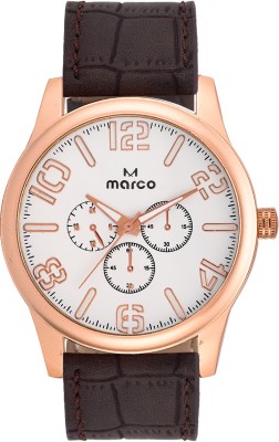 Marco MR-GR409-WHT-BRW ANTIQUE Watch  - For Men   Watches  (Marco)