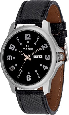 Marco MR-GR079-BLK-BLK Analog Watch  - For Men   Watches  (Marco)