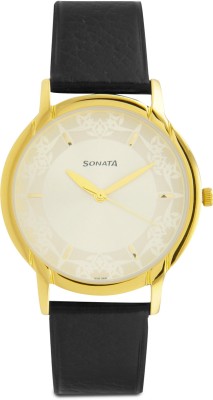 Sonata 77031YL02 Analog Watch  - For Men   Watches  (Sonata)