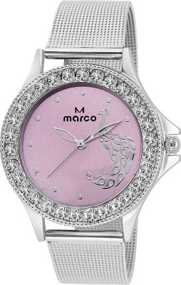 Marco JEWEL MR-LR1010-PURPLE-CH Analog Watch  - For Women   Watches  (Marco)