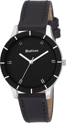 Besticon Monochrome Analog White Dial Women's Watch - 6078SL01 Analog Watch  - For Girls   Watches  (Besticon)