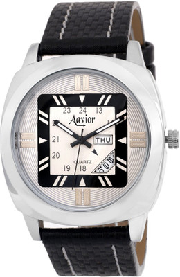 

Aavior Fashion White AA.193 Day and Date Watch - For Men