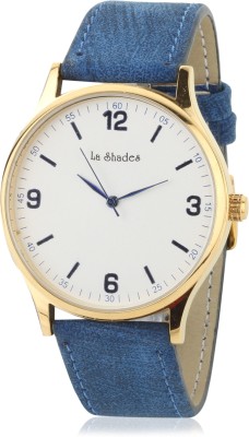 La Shades CLS-01 Blue Golden Sleek Executive Classic Analog Watch  - For Men   Watches  (La Shades)