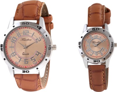 Timebre TCPLCOM77 Khaaki Analog Watch  - For Couple   Watches  (Timebre)