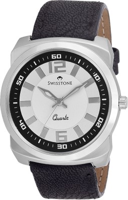 Swisstone ST-GR017-WHT-BLK Analog Watch  - For Men   Watches  (Swisstone)