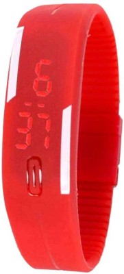 RSN Led Band Single Red Digital Watch  - For Men & Women   Watches  (RSN)