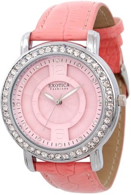 Exotica Fashions Ef-70-O-Pink-Dm Dm Series Analog Watch  - For Women   Watches  (Exotica Fashions)