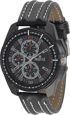 Swisstyle SS-GR1406-BLK-BLK Flunky Watch  - For Men   Watches  (Swisstyle)