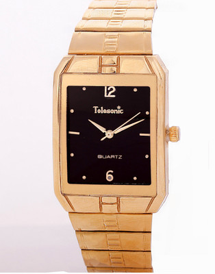 

Telesonic 12RGSQM-02 BLACK Golden Era Watch - For Men