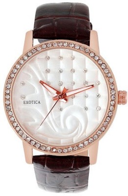 Exotica Fashions EFL-702-Brown Basic Analog Watch  - For Women   Watches  (Exotica Fashions)