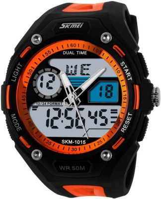 Skmei AJAD1015-OR Lcd Analog-Digital Watch  - For Men   Watches  (Skmei)