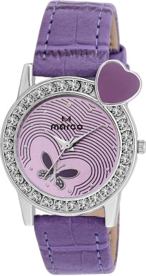 Marco HEART MR-LR1012-PURPLE Analog Watch  - For Women   Watches  (Marco)