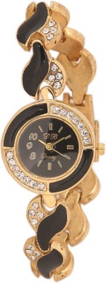 DB Diamond Studded Black Gold Watch  - For Women   Watches  (DB)