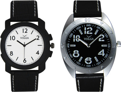 

Volga Branded Leather Quality Designer Dial Diwali Special Combo219 Designer Sport Looks WaterProof Mens Watch Watch - For Men