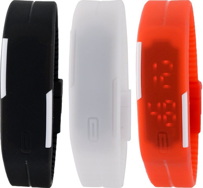 RTimes Led Combo 3 Digital Watch - For Men & Women
