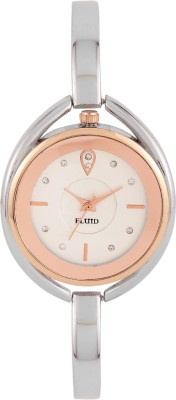Fluid FL-401-WH Analog Watch  - For Women   Watches  (Fluid)