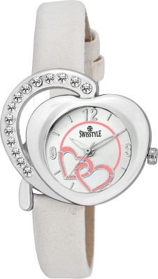 Swisstyle SS-LR330-WHT-WHT Watch  - For Women   Watches  (Swisstyle)