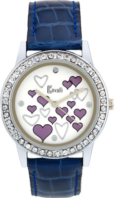 

Cavalli CW089 Blue Leather Watch - For Women