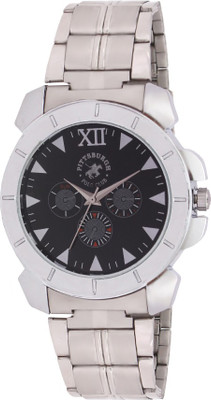 

Pittsburgh Polo Club PBPC-539-SS-BLK Watch - For Men