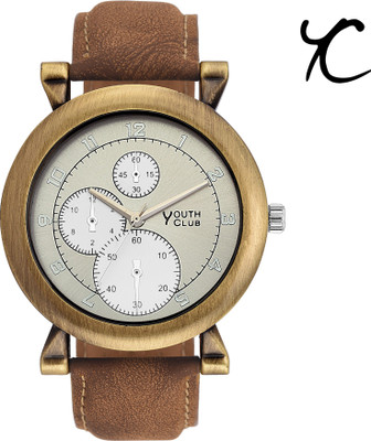 

Youth Club Ultimate Titan-ium Look White Dial Watch - For Men