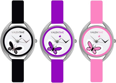 Valentime New Designer Branded Different Color Diwali Offer Combo8 Valentine Love1to5 Analog Watch  - For Women   Watches  (Valentime)