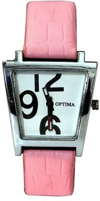 Optima OFT0002-Pink Fashion Track Watch  - For Women   Watches  (Optima)