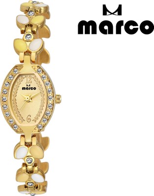 Marco JEWEL MR-LSQ2001-GLD-GLD Analog Watch  - For Women   Watches  (Marco)