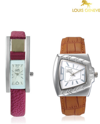 

Louis Geneve LG-LMW-COMBO-102 Elegant & Fashionable Watch - For Couple