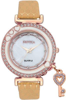 Exotica Fashion EFL-500-Rose-Golden Special collection for Women Analog Watch  - For Women   Watches  (Exotica Fashion)