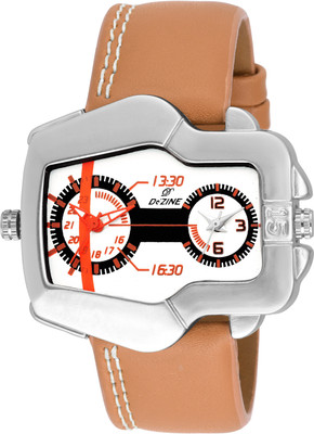 

Dezine DZ-GSQ94-WHT-BRW Watch - For Men