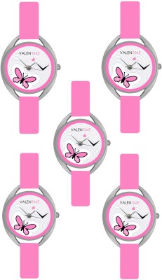 Valentime Branded New Latest Designer Deal Colorfull Stylish Girl Ladies32 45 Feb LOVE Couple Analog Watch  - For Girls   Watches  (Valentime)